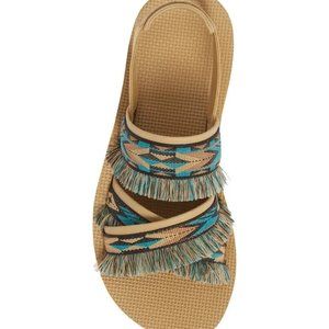 Teva | Shoes | Teva Flatform Ceres Double Diamond Teal Blue | Poshmark